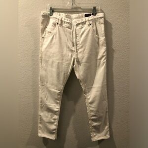 Diesel Cream Pants with Tan Accents
